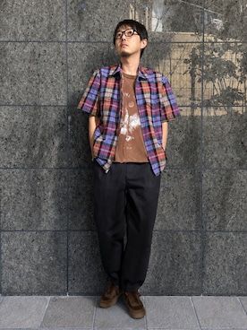 「GAP（ギャップ）のアイテム（トップス）」を使った、yaskto さん（メンズ・180cm）の夏コーディネート