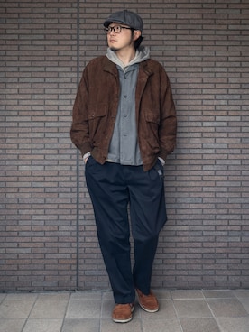 「CPH（シーピーエイチ）のアイテム」を使った、yaskto さん（メンズ・180cm）の冬コーディネート