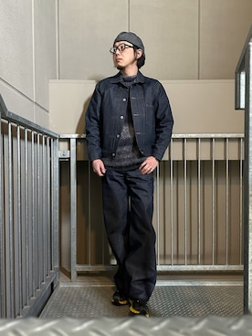 「CPH（シーピーエイチ）のアイテム」を使った、yaskto さん（メンズ・180cm）の冬コーディネート