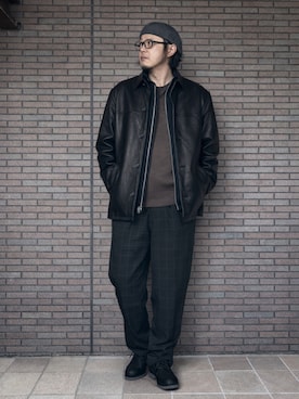 「CPH（シーピーエイチ）のアイテム」を使った、yaskto さん（メンズ・180cm）の冬コーディネート