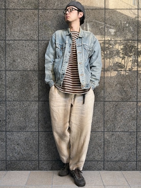 「CPH（シーピーエイチ）のアイテム」を使った、yaskto さん（メンズ・180cm）の春コーディネート