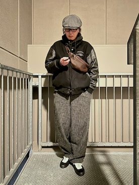 「CPH（シーピーエイチ）のアイテム」を使った、yaskto さん（メンズ・180cm）の冬コーディネート