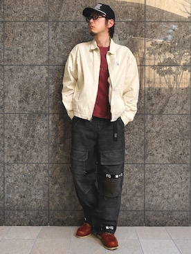 「MARITHE + FRANCOIS GIRBAUD（マリテフランソワジルボー）のアイテム」を使った、yaskto さん（メンズ・180cm）の春コーディネート