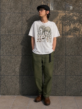 「CPH（シーピーエイチ）のアイテム」を使った、yaskto さん（メンズ・180cm）の夏コーディネート