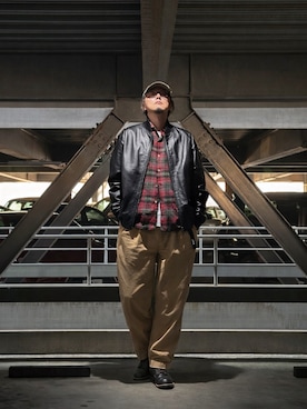 「PENDLETON（ペンドルトン）のアイテム」を使った、yaskto さん（メンズ・180cm）の冬コーディネート