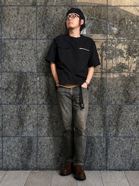 「Sacai（サカイ）のアイテム」を使った、yaskto さん（メンズ・180cm）の夏コーディネート