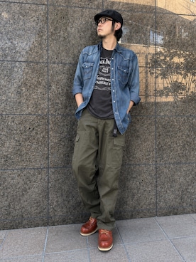 「CPH（シーピーエイチ）のアイテム」を使った、yaskto さん（メンズ・180cm）の夏コーディネート