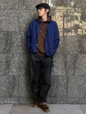 「CPH（シーピーエイチ）のアイテム」を使った、yaskto さん（メンズ・180cm）の春コーディネート