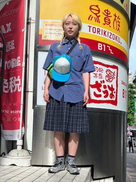 保坂ななみさん(レディース・155cm)の春コーディネート