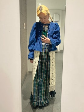 保坂ななみさん（レディース・155cm）の冬コーディネート