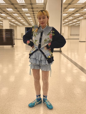 保坂ななみさん(レディース・155cm)の冬コーディネート