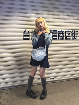 保坂ななみさん（レディース・155cm）の冬コーディネート