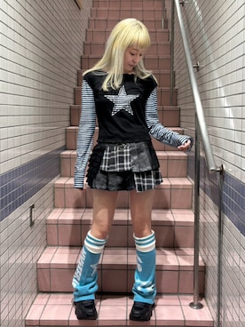 「HALEY PESCA（ヘーリーペスカ）のアイテム」を使った、保坂ななみさん（レディース・155cm）の春コーディネート