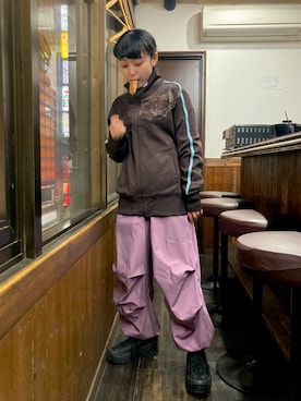 保坂ななみさん（レディース・155cm）の冬コーディネート