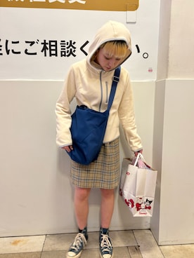 保坂ななみさん（レディース・155cm）の冬コーディネート