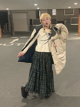 保坂ななみさん(レディース・155cm)の冬コーディネート