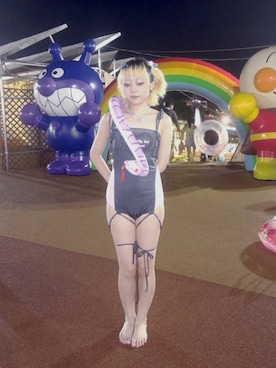 「アイテム（水着/着物・浴衣）」を使った、保坂ななみさん（レディース・155cm）の夏コーディネート