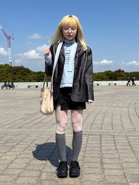 保坂ななみさん（レディース・155cm）の春コーディネート