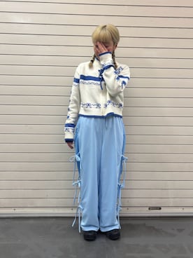 保坂ななみさん（レディース・155cm）の春コーディネート