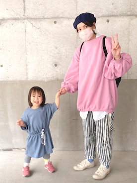 「bulle de savon（ビュルデサボン）のアイテム（ソックス/靴下）」を使った、babacchiさん（レディース・153cm）の春コーディネート