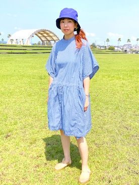 「Yarmo（ヤーモ）のアイテム」を使った、babacchiさん（レディース・153cm）の夏コーディネート