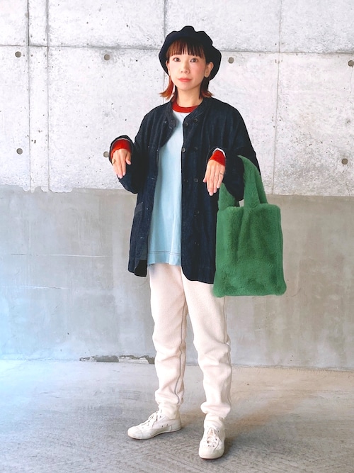 bulle de savon（ビュルデサボン）の「コックデニムGジャン