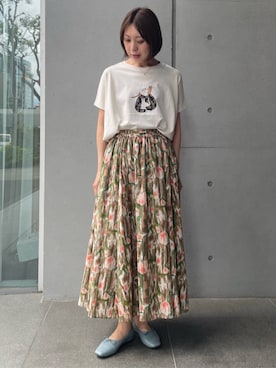ADIEU TRISTESSEさん（レディース・159cm）の夏コーディネート