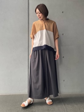ADIEU TRISTESSEさん（レディース・159cm）の夏コーディネート