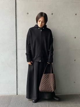 「アイテム（バックパック/リュック、ブラウン系）」を使った、ADIEU TRISTESSEさん（レディース・152cm）の秋コーディネート