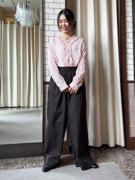 「conges payes ADIEU TRISTESSE（コンジェ ペイエ アデュートリステス）のアイテム」を使った、ADIEU TRISTESSEさん（レディース・157cm）の夏コーディネート