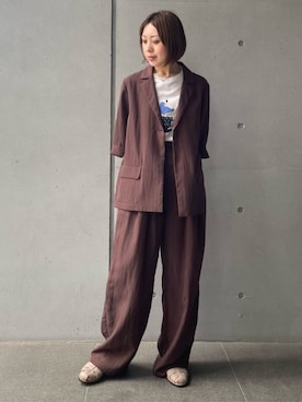 ADIEU TRISTESSEさん（レディース・159cm）の夏コーディネート