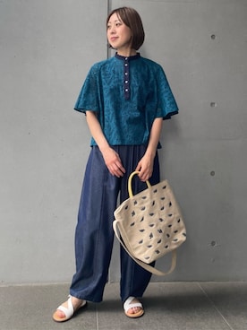 ADIEU TRISTESSEさん(レディース・159cm)の夏コーディネート