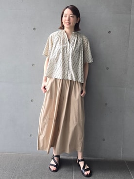 ADIEU TRISTESSEさん（レディース・177cm）の夏コーディネート