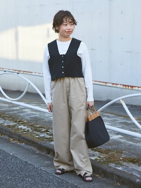 「ADIEU TRISTESSE（アデュートリステス）のアイテム」を使った、ADIEU TRISTESSEさん（レディース・158cm）の春コーディネート
