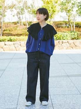 「ADIEU TRISTESSE（アデュートリステス）のアイテム」を使った、ADIEU TRISTESSEさん（レディース・162cm）の春コーディネート