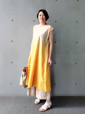 ADIEU TRISTESSEさん（レディース・172cm）の夏コーディネート