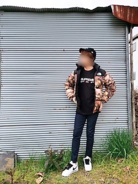 「fragment design（フラグメントデザイン）のアイテム（帽子）」を使った、Henryさん（メンズ・175cm）の冬コーディネート