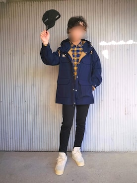 「fragment design（フラグメントデザイン）のアイテム（帽子）」を使った、Henryさん（メンズ・175cm）の冬コーディネート
