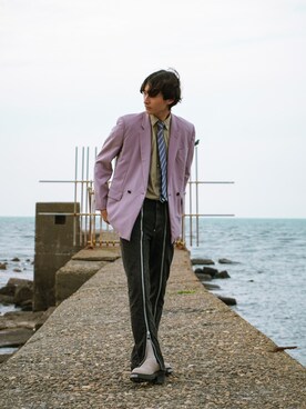 「youtube」｜「アイテム（ジャケット/アウター）」を使った、ハヤトキタ　　さん（メンズ・174cm）の秋コーディネート