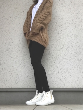 「スキニー　黒」｜ろくさん（レディース・163cm）の秋コーディネート