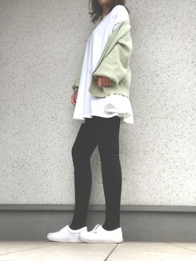 「スキニー　黒」｜ろくさん（レディース・163cm）の秋コーディネート