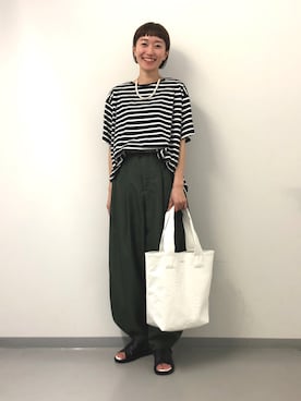 「zucca」｜「アイテム（アクセサリー）」を使った、minamikawaさん（レディース・160cm）の夏コーディネート