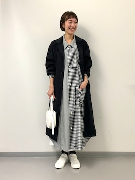 「zucca」｜「アイテム（ワンピース/ドレス）」を使った、minamikawaさん（レディース・160cm）の春コーディネート