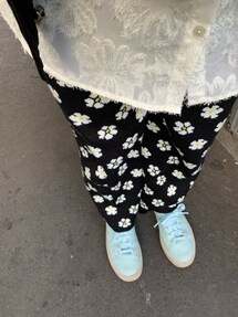 ハローサンフランシスコ　ニットパンツ　花柄 HELLO.SANFRANCISCO（ハローサンフランシスコ）の「【HELLO
