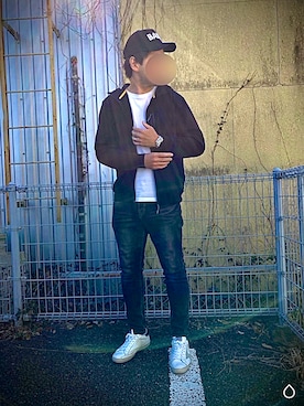 「BALR.（ボーラー）のアイテム（帽子）」を使った、t117さん（メンズ・176cm）の秋コーディネート