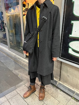 Paul Smith(ポールスミス)のステンカラーコートを使った人気