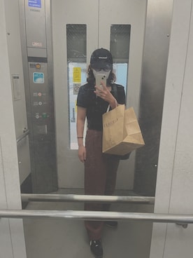 「帰省コーデ」｜「アイテム（帽子）」を使った、s11a22さん（レディース・150cm）の秋コーディネート