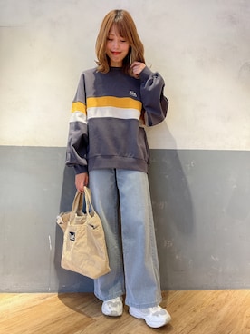 「Lee（リー）のアイテム（バッグ）」を使った、てらちゃんさん（レディース・164cm）の冬コーディネート