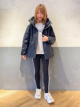 「CAMP7」｜「アイテム（ジャケット/アウター）」を使った、てらちゃんさん（レディース・164cm）の冬コーディネート