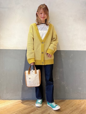 「春服みてみて」｜「アイテム（スニーカー）」を使った、てらちゃんさん（レディース・164cm）の春コーディネート